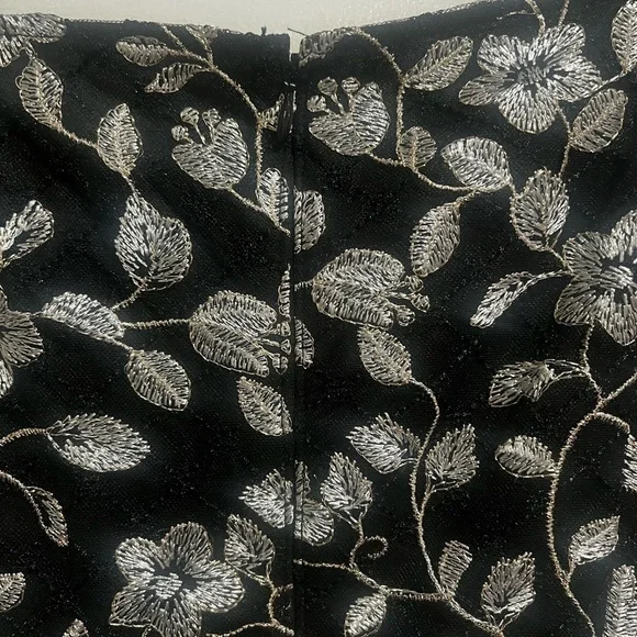 Adrianna Papell Border embroidery midi dress size 12 - Picture 9 of 13